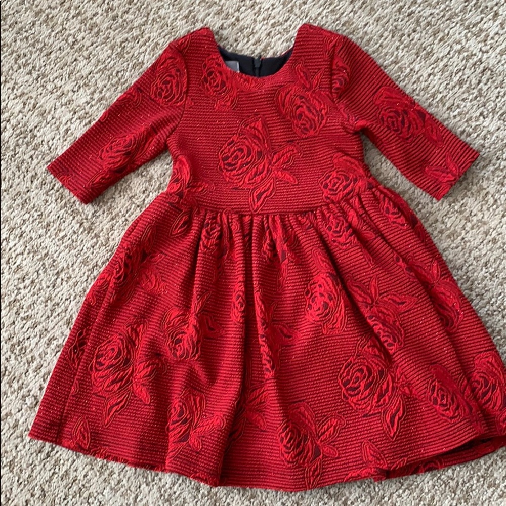 red dress